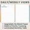 bloom daily planners 2026-2027 Academic Planner, 13 Month Soft Cover Monthly & Weekly, 8.5" x 11", Stickers Included, Creating A Life I Love